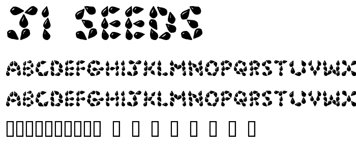 JI Seeds font